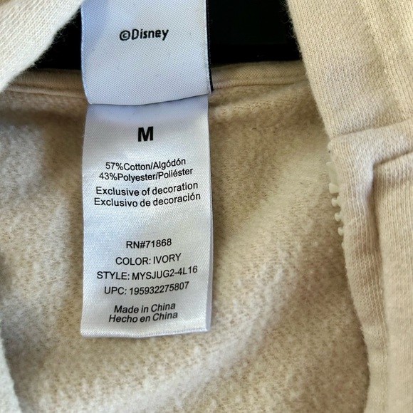 Disney Mickey Mouse woman’s hoodie jacket size medium - Picture 6 of 6